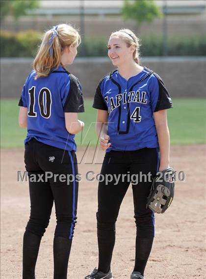 Thumbnail 1 in Capital Christian vs. Mariposa County (CIF SJS Playoffs) photogallery.