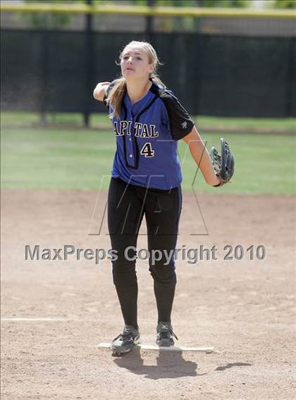 Thumbnail 2 in Capital Christian vs. Mariposa County (CIF SJS Playoffs) photogallery.