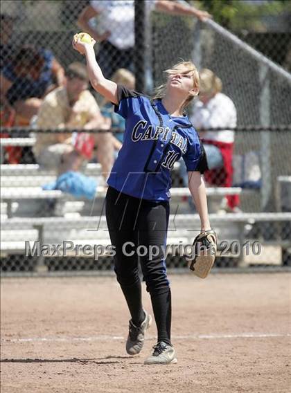 Thumbnail 2 in Capital Christian vs. Mariposa County (CIF SJS Playoffs) photogallery.