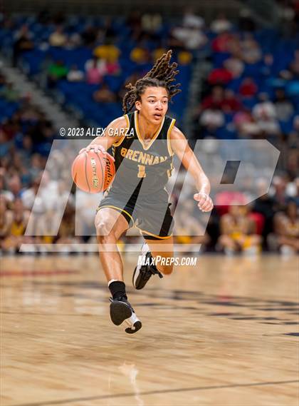 Thumbnail 2 in Beaumont United vs Brennan (UIL 6A Basketball Semifinal) photogallery.