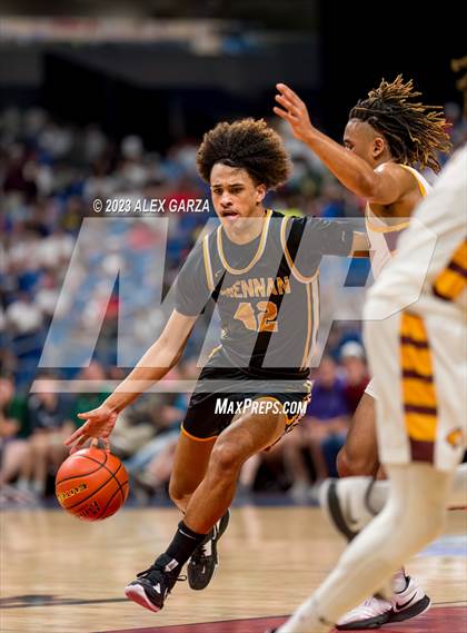 Thumbnail 2 in Beaumont United vs Brennan (UIL 6A Basketball Semifinal) photogallery.