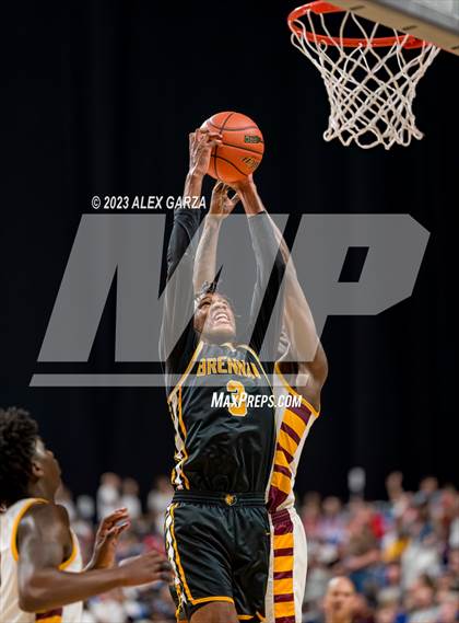 Thumbnail 2 in Beaumont United vs Brennan (UIL 6A Basketball Semifinal) photogallery.