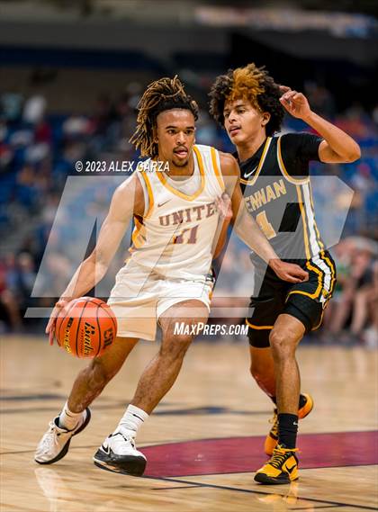 Thumbnail 1 in Beaumont United vs Brennan (UIL 6A Basketball Semifinal) photogallery.