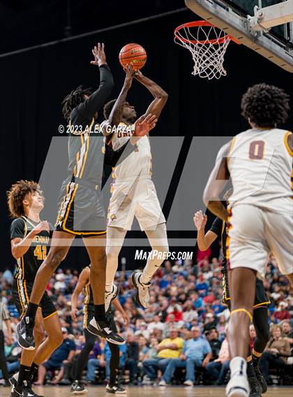 Thumbnail 2 in Beaumont United vs Brennan (UIL 6A Basketball Semifinal) photogallery.