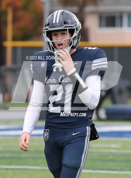 Thumbnail 3 in Tamalpais @ Marin Catholic (CIF NCS Division 3 Semifinal) photogallery.