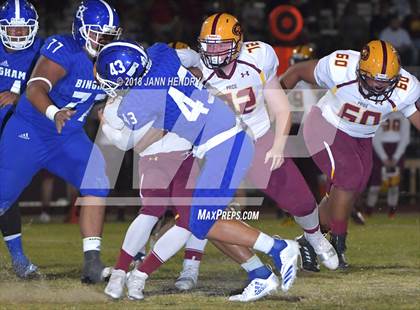 Thumbnail 1 in Bingham vs Mountain Pointe (Polynesian Football Classic) photogallery.