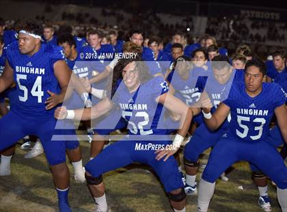 Thumbnail 1 in Bingham vs Mountain Pointe (Polynesian Football Classic) photogallery.