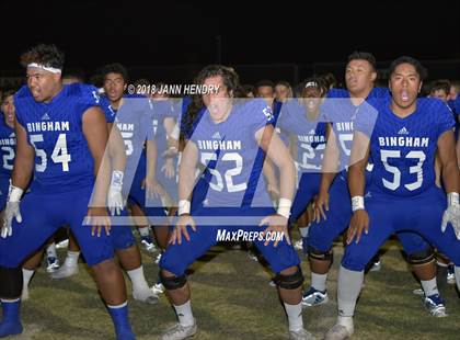 Thumbnail 1 in Bingham vs Mountain Pointe (Polynesian Football Classic) photogallery.