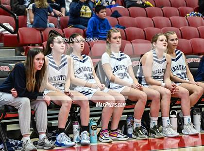 Thumbnail 1 in Colorado Springs Christian vs. Wiggins (CHSAA 3A Final 4) photogallery.