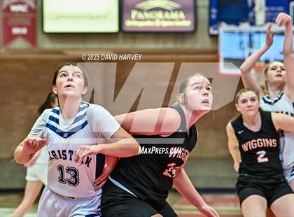 Thumbnail 3 in Colorado Springs Christian vs. Wiggins (CHSAA 3A Final 4) photogallery.