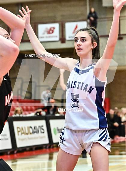 Thumbnail 3 in Colorado Springs Christian vs. Wiggins (CHSAA 3A Final 4) photogallery.