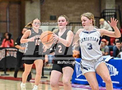 Thumbnail 1 in Colorado Springs Christian vs. Wiggins (CHSAA 3A Final 4) photogallery.