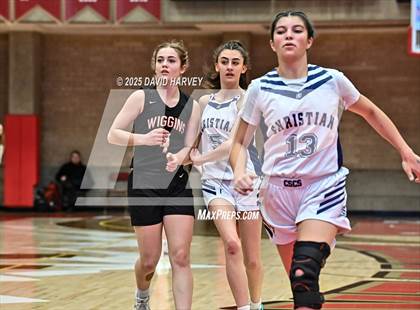 Thumbnail 2 in Colorado Springs Christian vs. Wiggins (CHSAA 3A Final 4) photogallery.