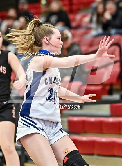 Thumbnail 1 in Colorado Springs Christian vs. Wiggins (CHSAA 3A Final 4) photogallery.
