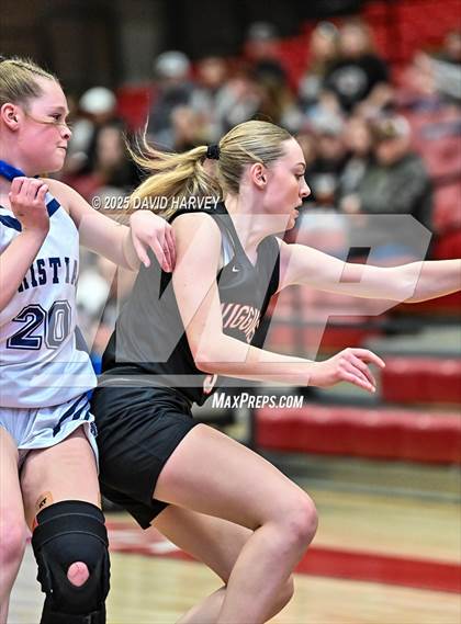Thumbnail 2 in Colorado Springs Christian vs. Wiggins (CHSAA 3A Final 4) photogallery.