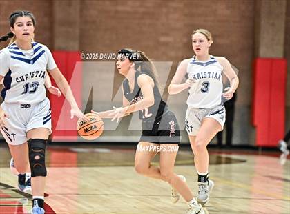 Thumbnail 1 in Colorado Springs Christian vs. Wiggins (CHSAA 3A Final 4) photogallery.