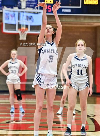 Thumbnail 1 in Colorado Springs Christian vs. Wiggins (CHSAA 3A Final 4) photogallery.