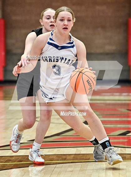 Thumbnail 2 in Colorado Springs Christian vs. Wiggins (CHSAA 3A Final 4) photogallery.