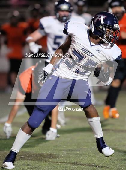 Thumbnail 3 in Freedom @ California (CIF NCS D1 Semifinal) photogallery.