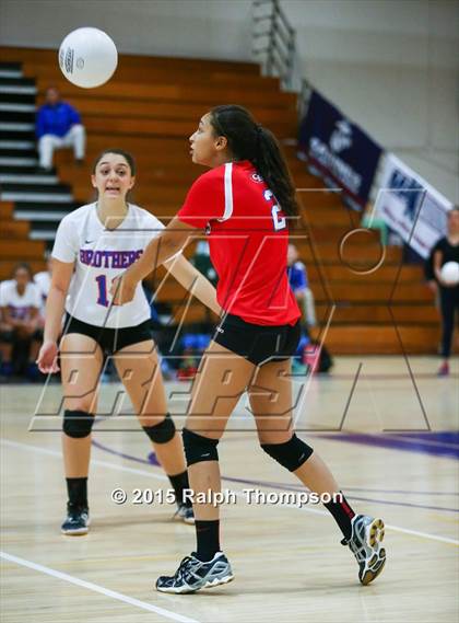 Thumbnail 2 in Vista del Lago vs. Christian Brothers (CIF SJS D-3 Finals) photogallery.