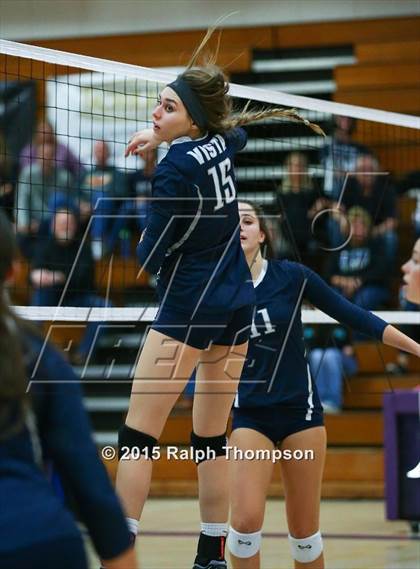 Thumbnail 2 in Vista del Lago vs. Christian Brothers (CIF SJS D-3 Finals) photogallery.