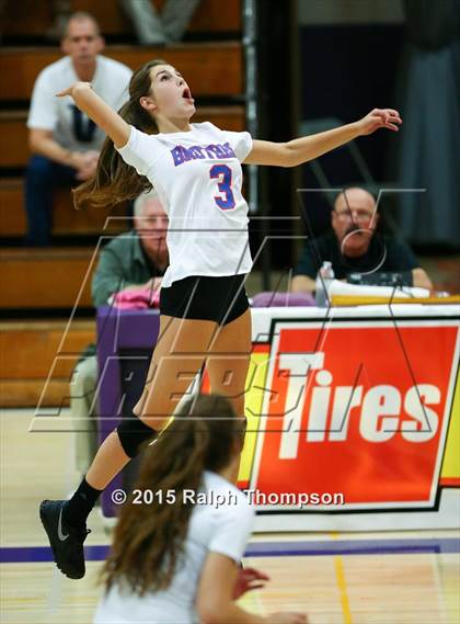 Thumbnail 1 in Vista del Lago vs. Christian Brothers (CIF SJS D-3 Finals) photogallery.