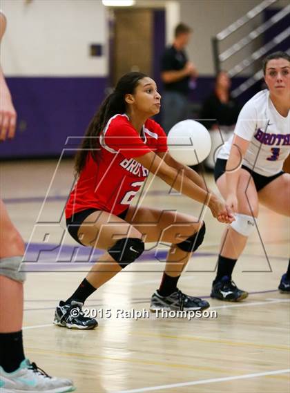 Thumbnail 3 in Vista del Lago vs. Christian Brothers (CIF SJS D-3 Finals) photogallery.