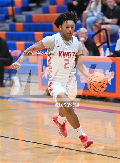 Thumbnail 1 in King's vs. Durango (Visit Mesa Basketball Challenge) photogallery.