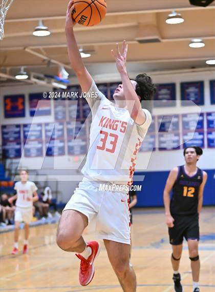 Thumbnail 1 in King's vs. Durango (Visit Mesa Basketball Challenge) photogallery.