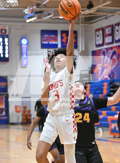 Thumbnail 3 in King's vs. Durango (Visit Mesa Basketball Challenge) photogallery.