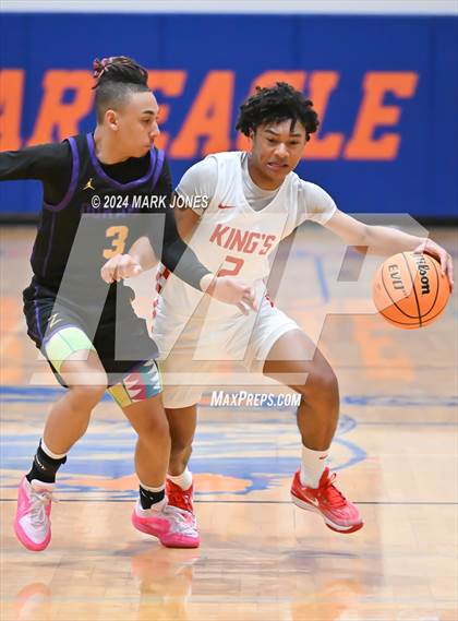 Thumbnail 3 in King's vs. Durango (Visit Mesa Basketball Challenge) photogallery.