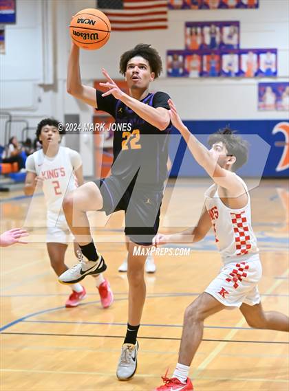 Thumbnail 3 in King's vs. Durango (Visit Mesa Basketball Challenge) photogallery.