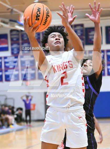 Thumbnail 1 in King's vs. Durango (Visit Mesa Basketball Challenge) photogallery.