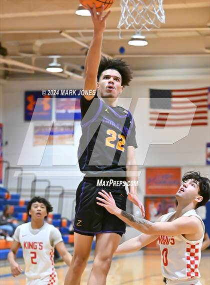 Thumbnail 1 in King's vs. Durango (Visit Mesa Basketball Challenge) photogallery.