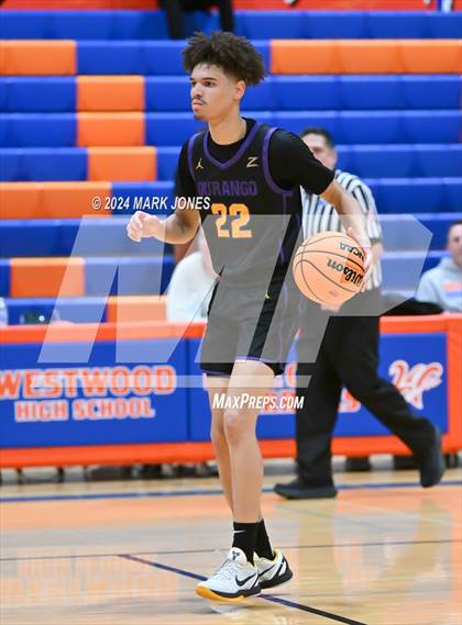 Thumbnail 1 in King's vs. Durango (Visit Mesa Basketball Challenge) photogallery.