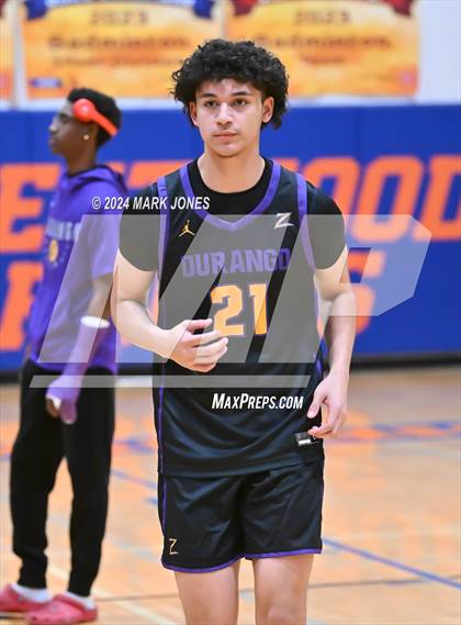 Thumbnail 1 in King's vs. Durango (Visit Mesa Basketball Challenge) photogallery.