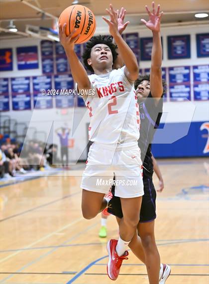 Thumbnail 3 in King's vs. Durango (Visit Mesa Basketball Challenge) photogallery.