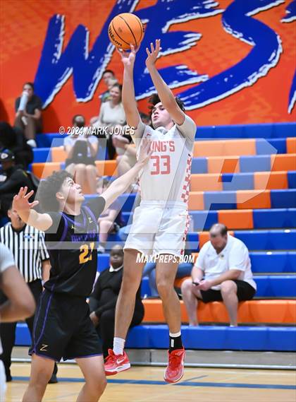 Thumbnail 1 in King's vs. Durango (Visit Mesa Basketball Challenge) photogallery.