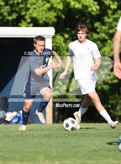Thumbnail 3 in Jackson Christian @ Northpoint Christian (TSSAA 2A West Region Tournament) photogallery.