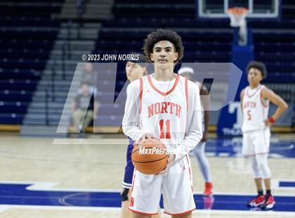 Thumbnail 2 in Michigan City vs. Fort Wayne North Side (PSM Holiday Shootout) photogallery.
