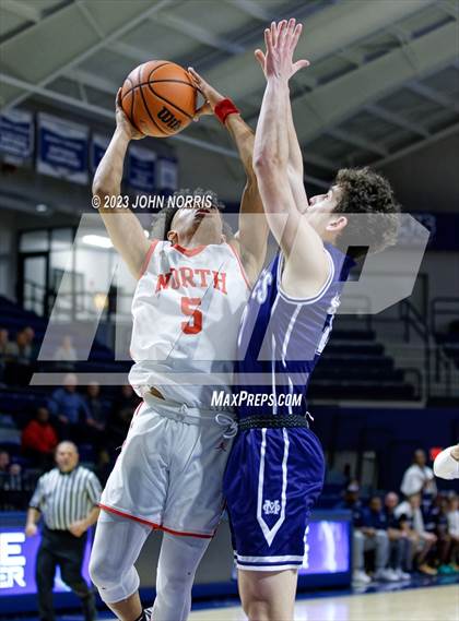 Thumbnail 3 in Michigan City vs. Fort Wayne North Side (PSM Holiday Shootout) photogallery.