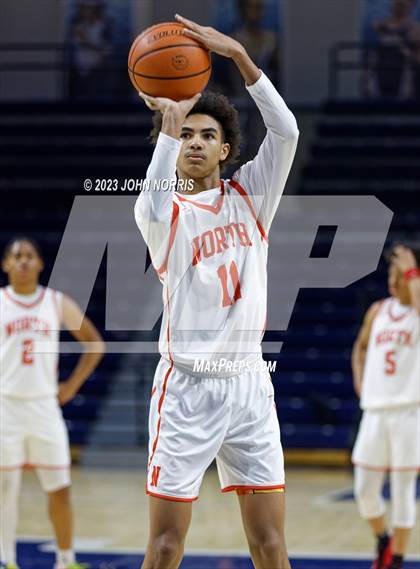 Thumbnail 2 in Michigan City vs. Fort Wayne North Side (PSM Holiday Shootout) photogallery.