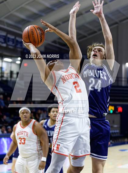 Thumbnail 2 in Michigan City vs. Fort Wayne North Side (PSM Holiday Shootout) photogallery.