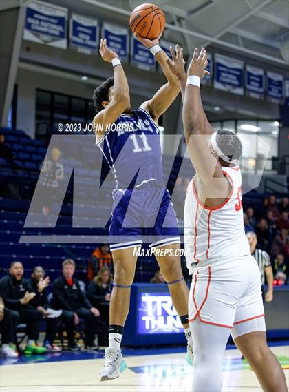 Thumbnail 2 in Michigan City vs. Fort Wayne North Side (PSM Holiday Shootout) photogallery.