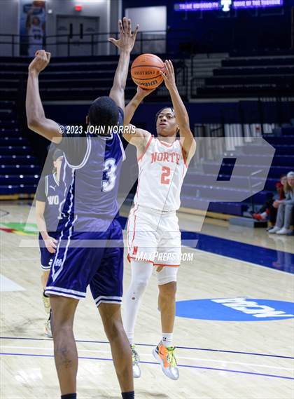 Thumbnail 2 in Michigan City vs. Fort Wayne North Side (PSM Holiday Shootout) photogallery.