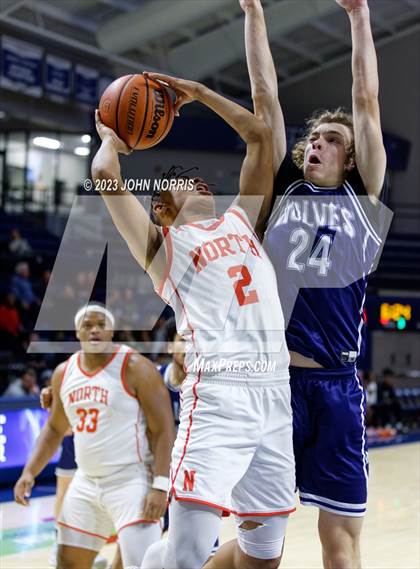 Thumbnail 1 in Michigan City vs. Fort Wayne North Side (PSM Holiday Shootout) photogallery.