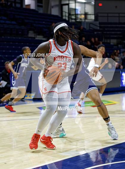 Thumbnail 2 in Michigan City vs. Fort Wayne North Side (PSM Holiday Shootout) photogallery.