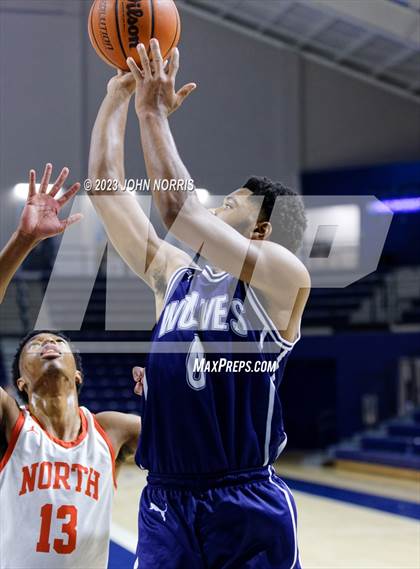 Thumbnail 1 in Michigan City vs. Fort Wayne North Side (PSM Holiday Shootout) photogallery.