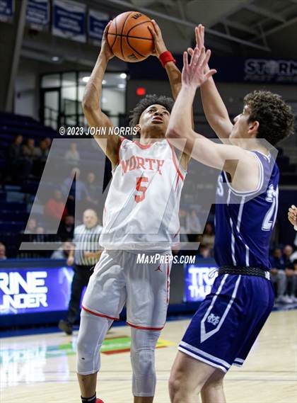 Thumbnail 2 in Michigan City vs. Fort Wayne North Side (PSM Holiday Shootout) photogallery.