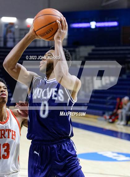 Thumbnail 3 in Michigan City vs. Fort Wayne North Side (PSM Holiday Shootout) photogallery.